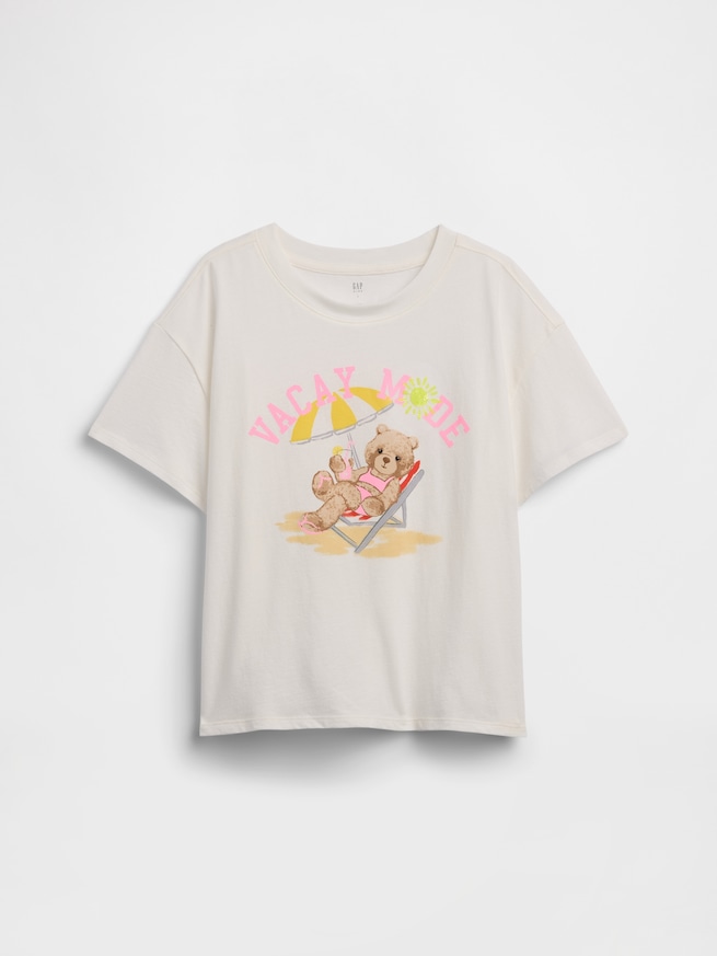 オーバーサイズ グラフィックTシャツ (キッズ)-0