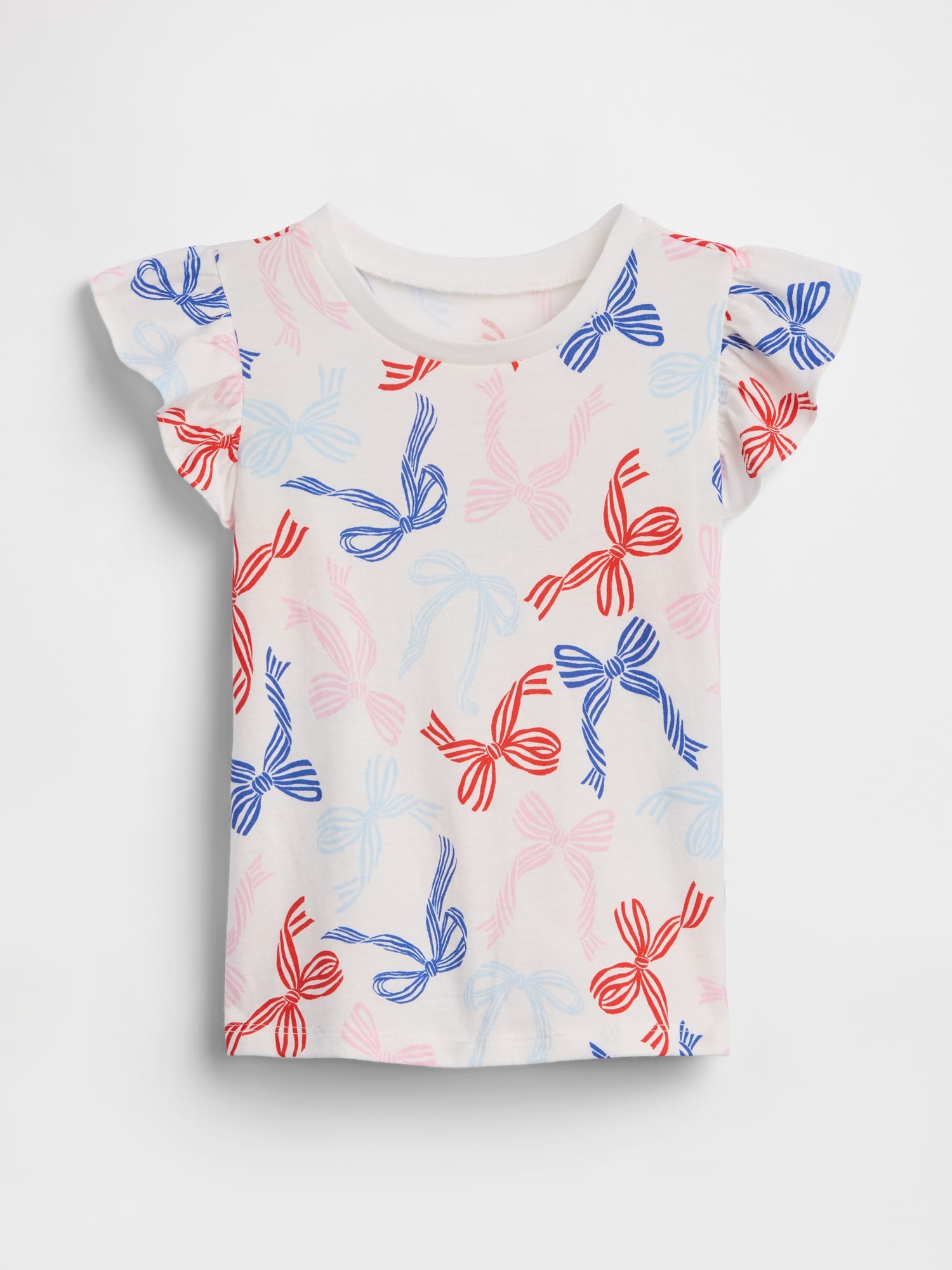 babyGap プリント フラッタースリーブTシャツ-0