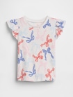 babyGap プリント フラッタースリーブTシャツ-0