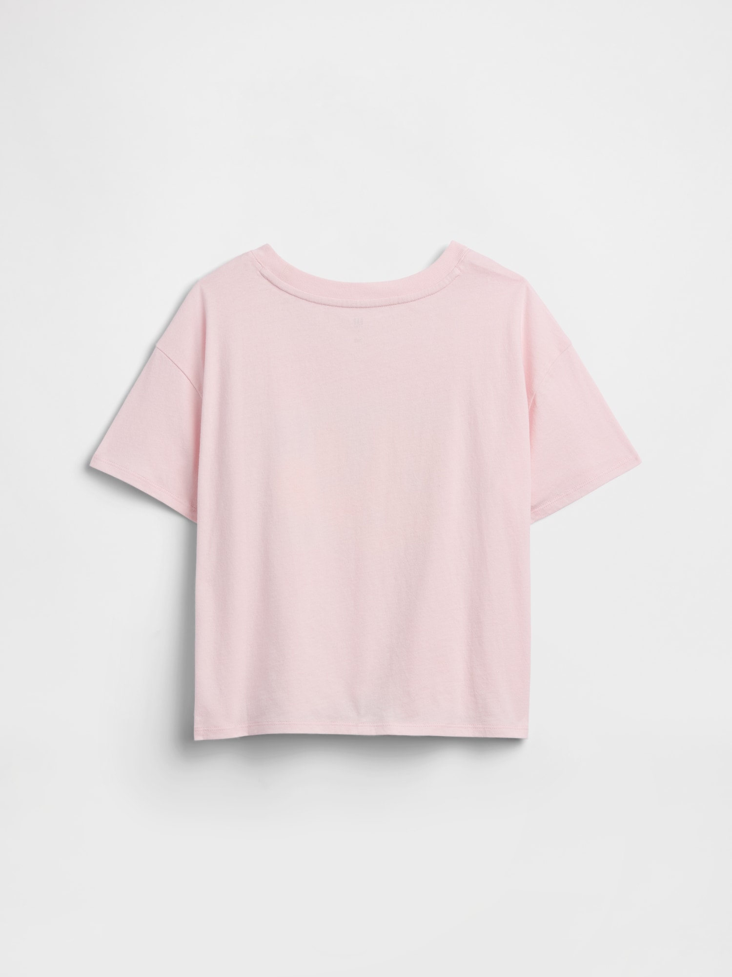 オーバーサイズ 裾結び グラフィックTシャツ (キッズ)-1