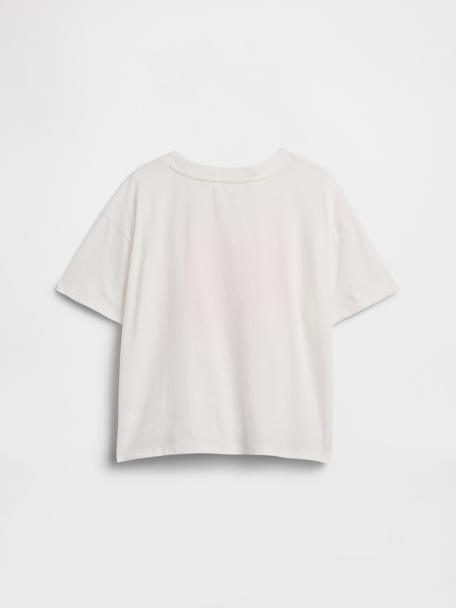 オーバーサイズ 裾結び グラフィックTシャツ (キッズ)-1