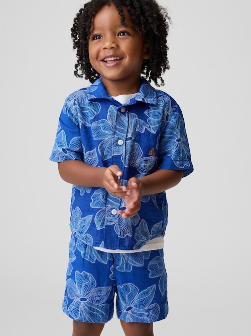 コットンガーゼ フローラル コーデセット (幼児・ベビー)