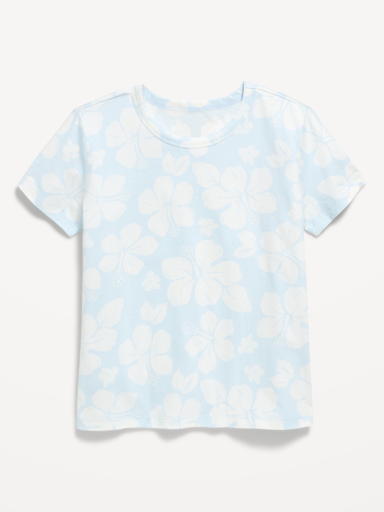 Softest Printed Short-Sleeve T-Shirt for Girls
