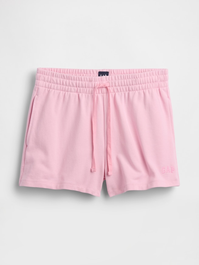 3インチ フレンチテリー リラックスフィットGAPロゴ スウェットショートパンツ-4