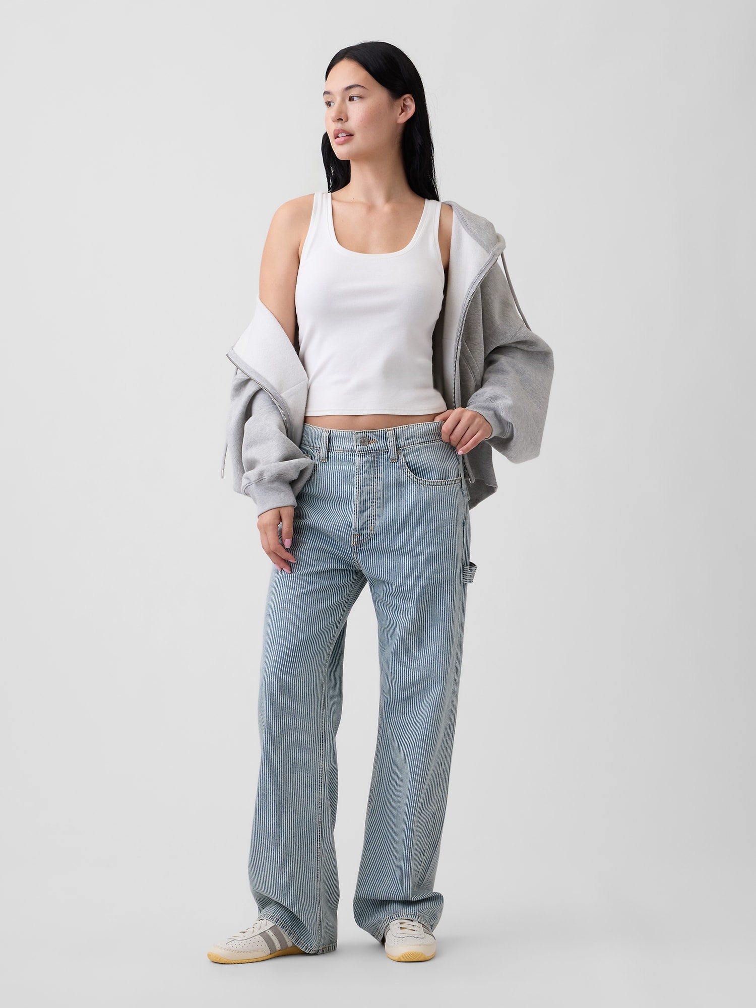 Low Slung Relaxed Straight Carpenter Jeans