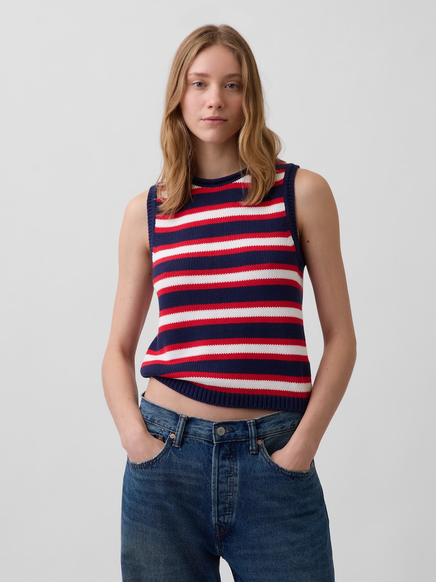 100% Cotton Sweater Vest