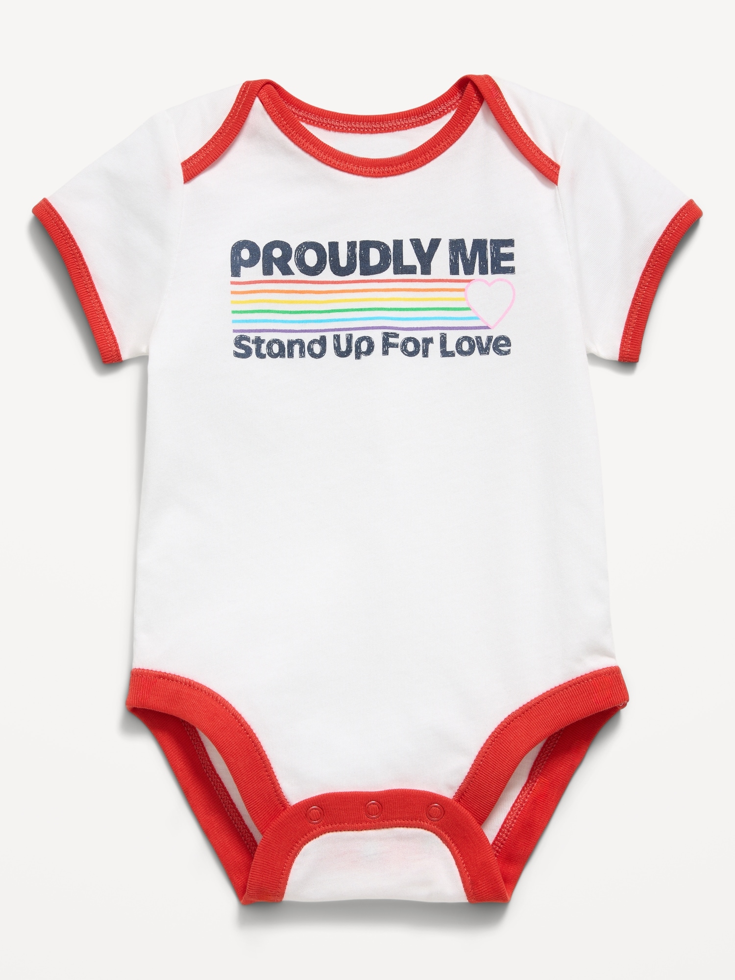 Short-Sleeve Unisex Graphic Bodysuit for Baby