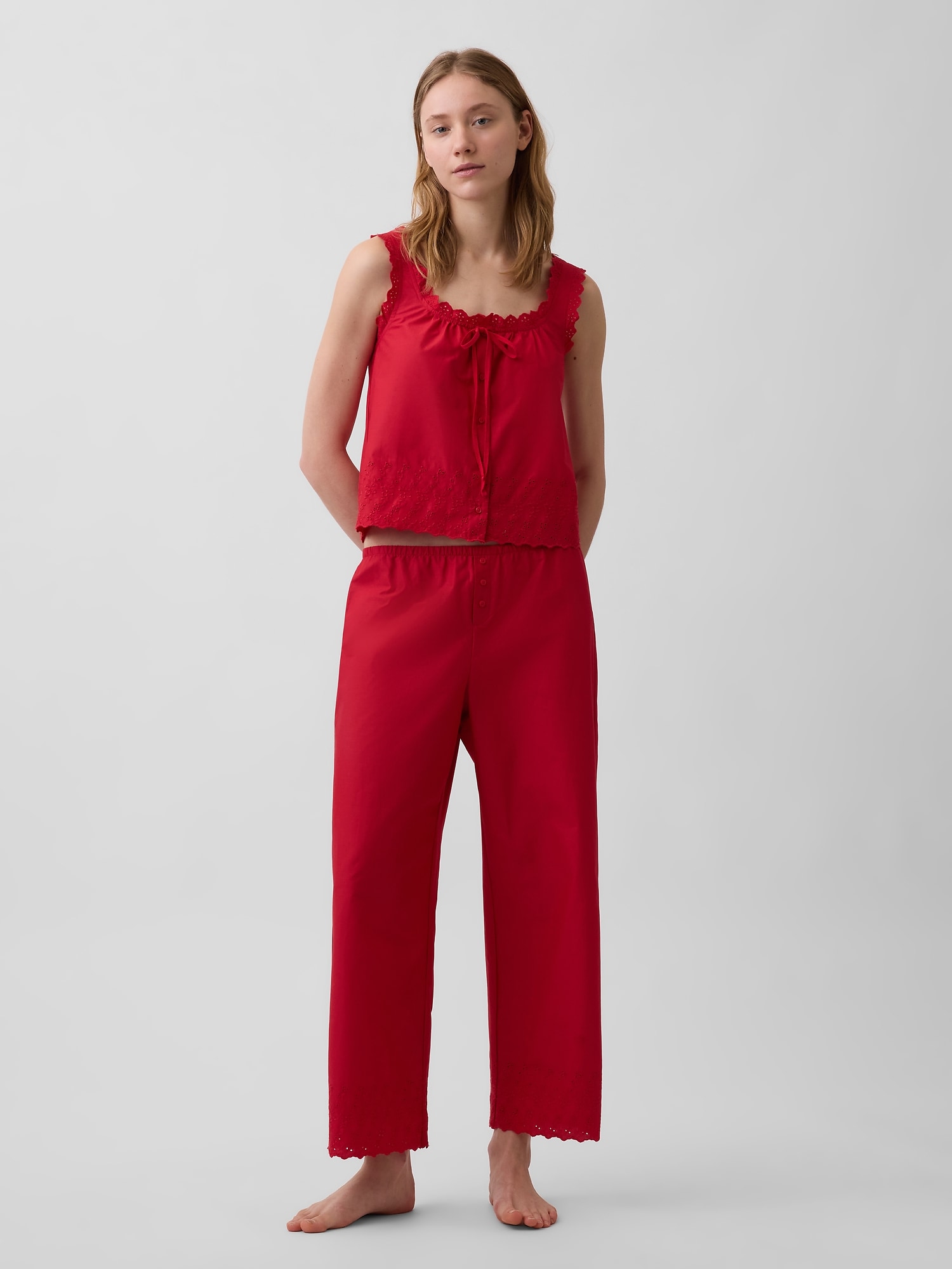 PANTALON BRODÉ DE PYJAMA