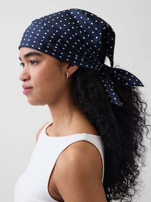 シルク バンダナ