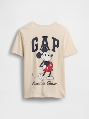 GapKids &times; ディズニー ミッキーマウス GAPロゴTシャツ