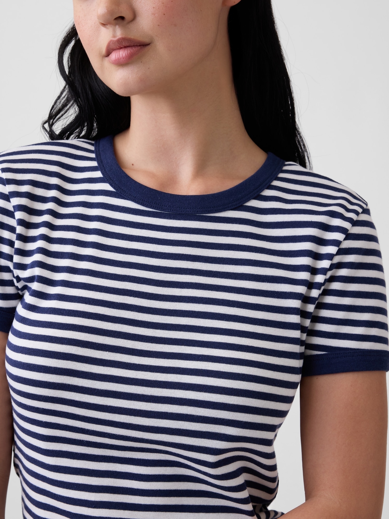 モダンリブ リンガーTシャツ-3