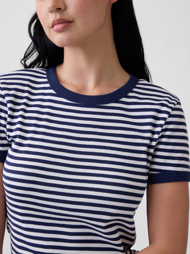 モダンリブ リンガーTシャツ-3