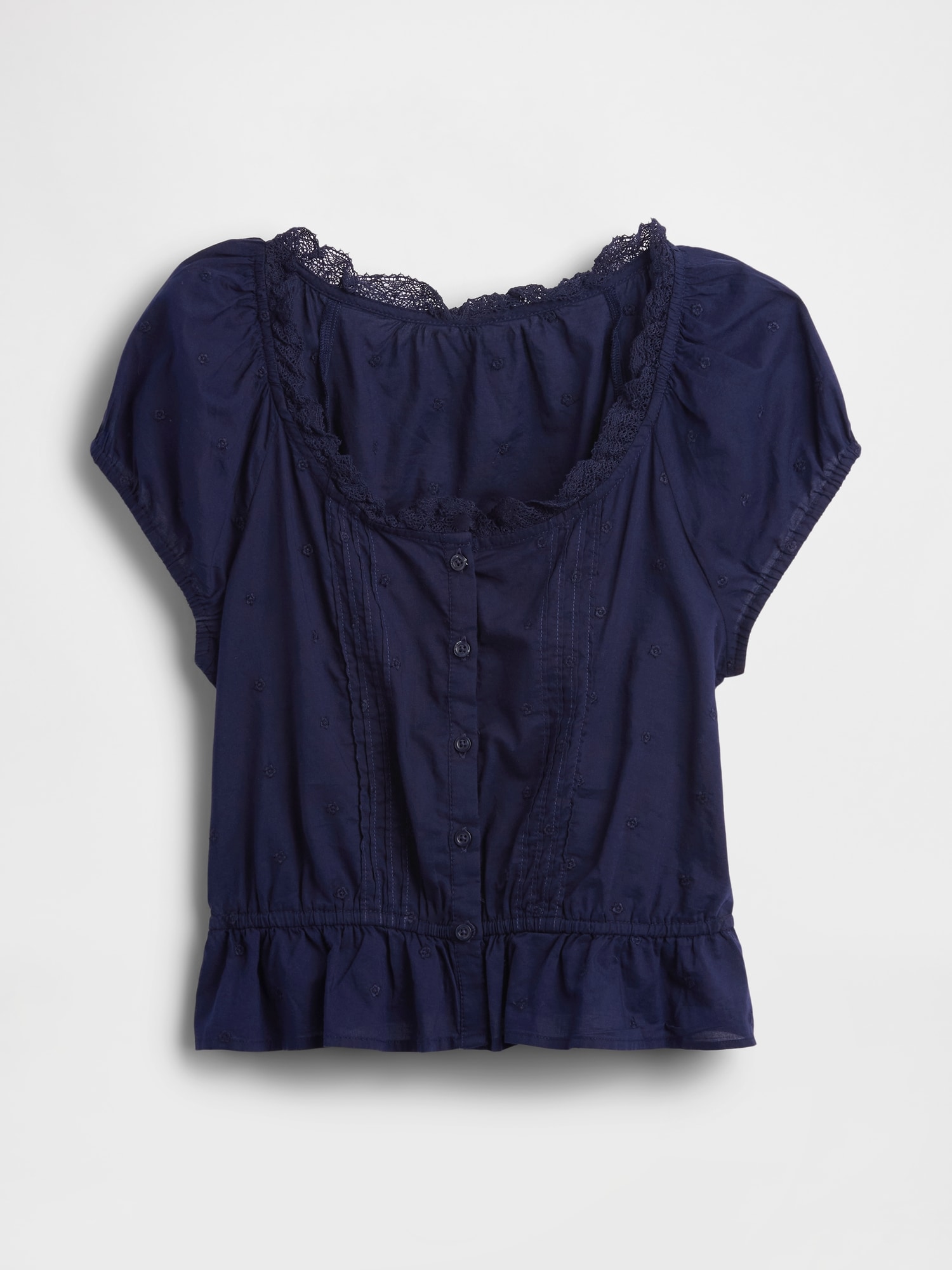 クロップド ピンタック トップス-5