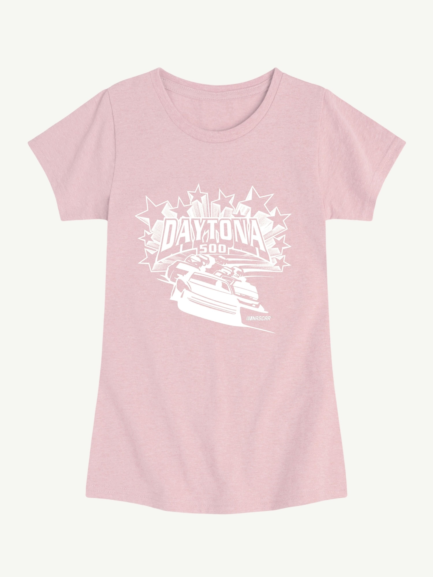 NASCAR Daytona 500 Stars And Stripes Short Sleeve Graphic T-Shirt For Girls