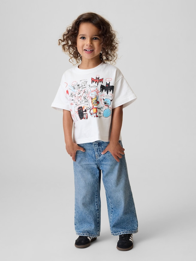 ジャン＝ミシェル・バスキア グラフィックTシャツ (幼児)-1