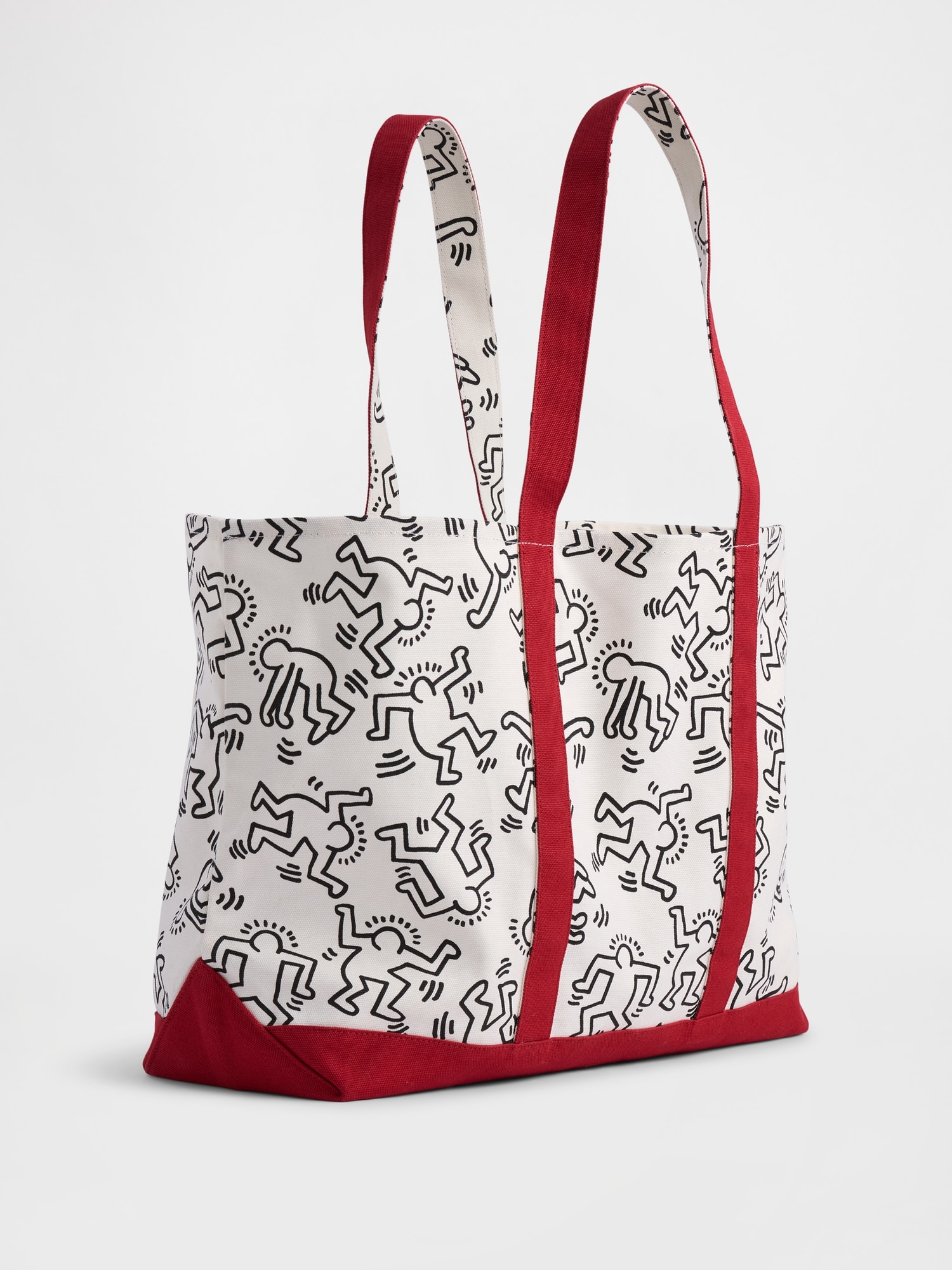 キース・ヘリング キャンバス トートバッグ-2