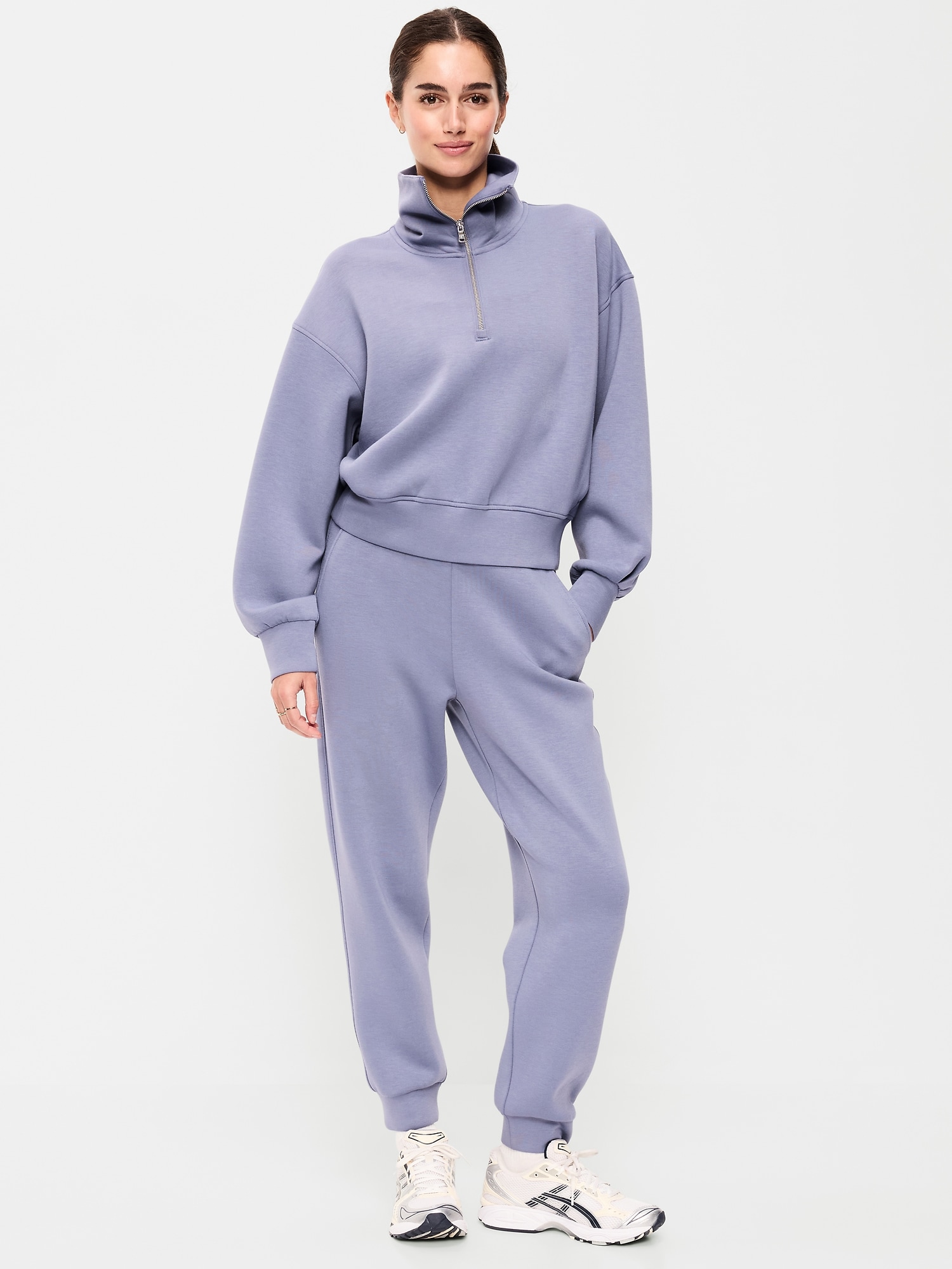 High-Waisted Bounce Fleece Jogger Sweatpants