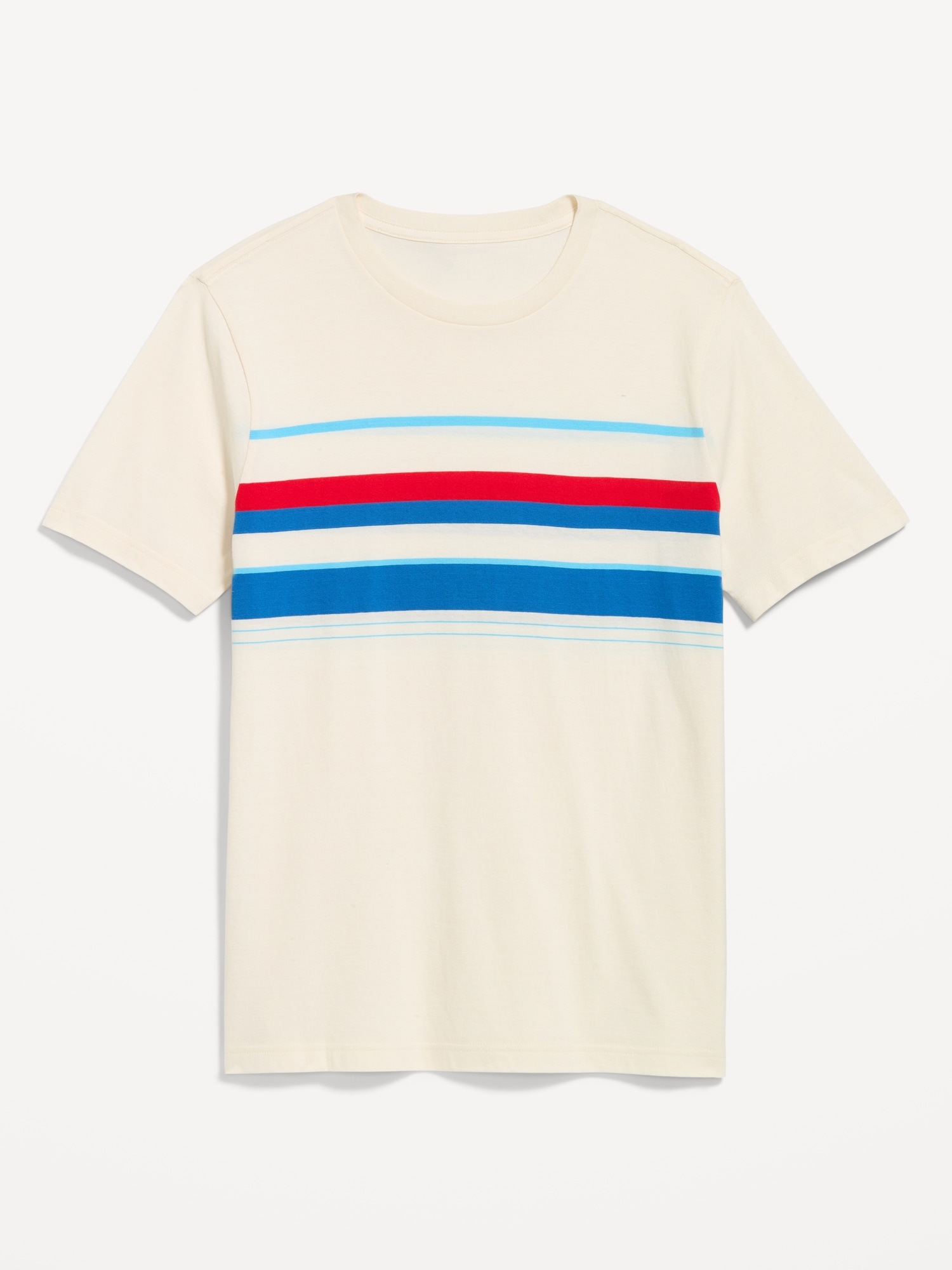 T-SHIRT RAS DU COU À RAYURES