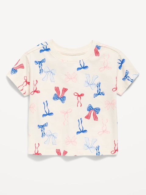 Printed Short-Sleeve T-Shirt for Toddler Girls