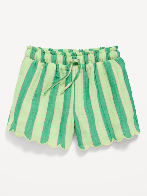 Double-Weave Shorts for Toddler Girls