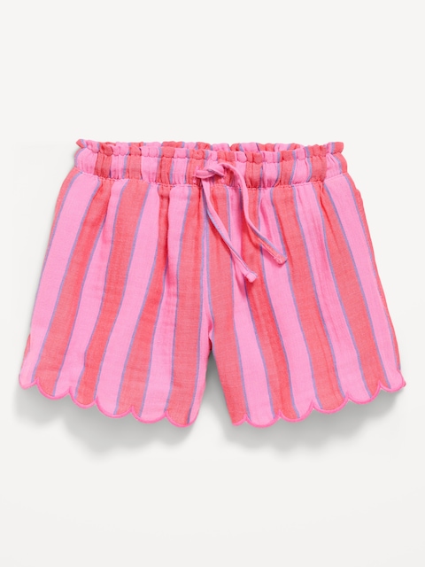 Double-Weave Shorts for Toddler Girls
