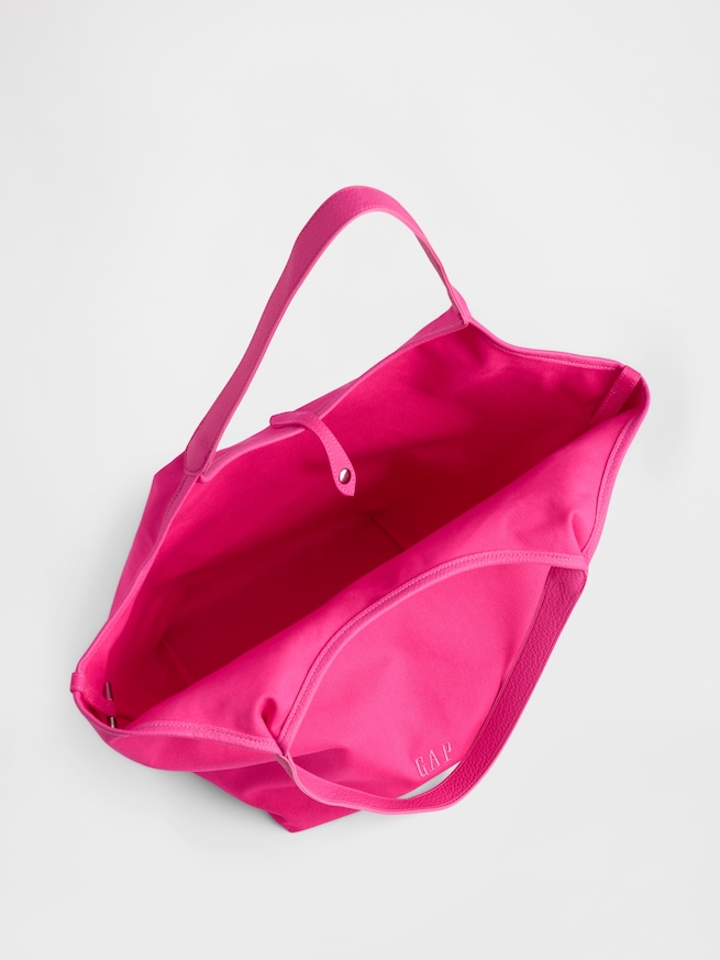 キャンバス スラウチー トートバッグ-3