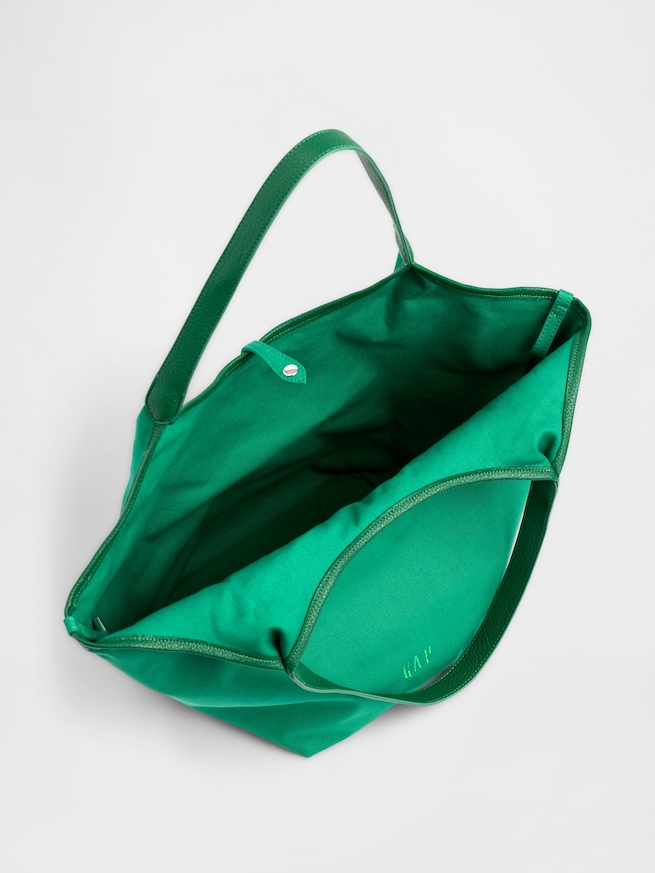 キャンバス スラウチー トートバッグ-3