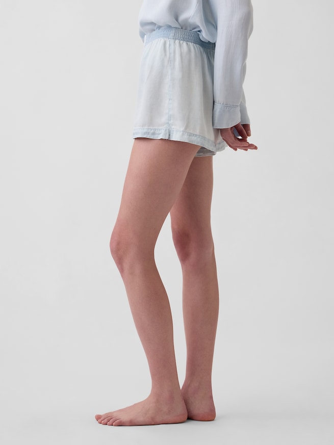 ポプリン パジャマ ボクサーショートパンツ-2