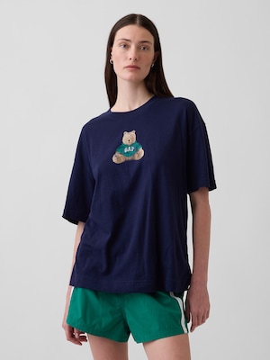 オーバーサイズ ブラナンベア GAPロゴTシャツ