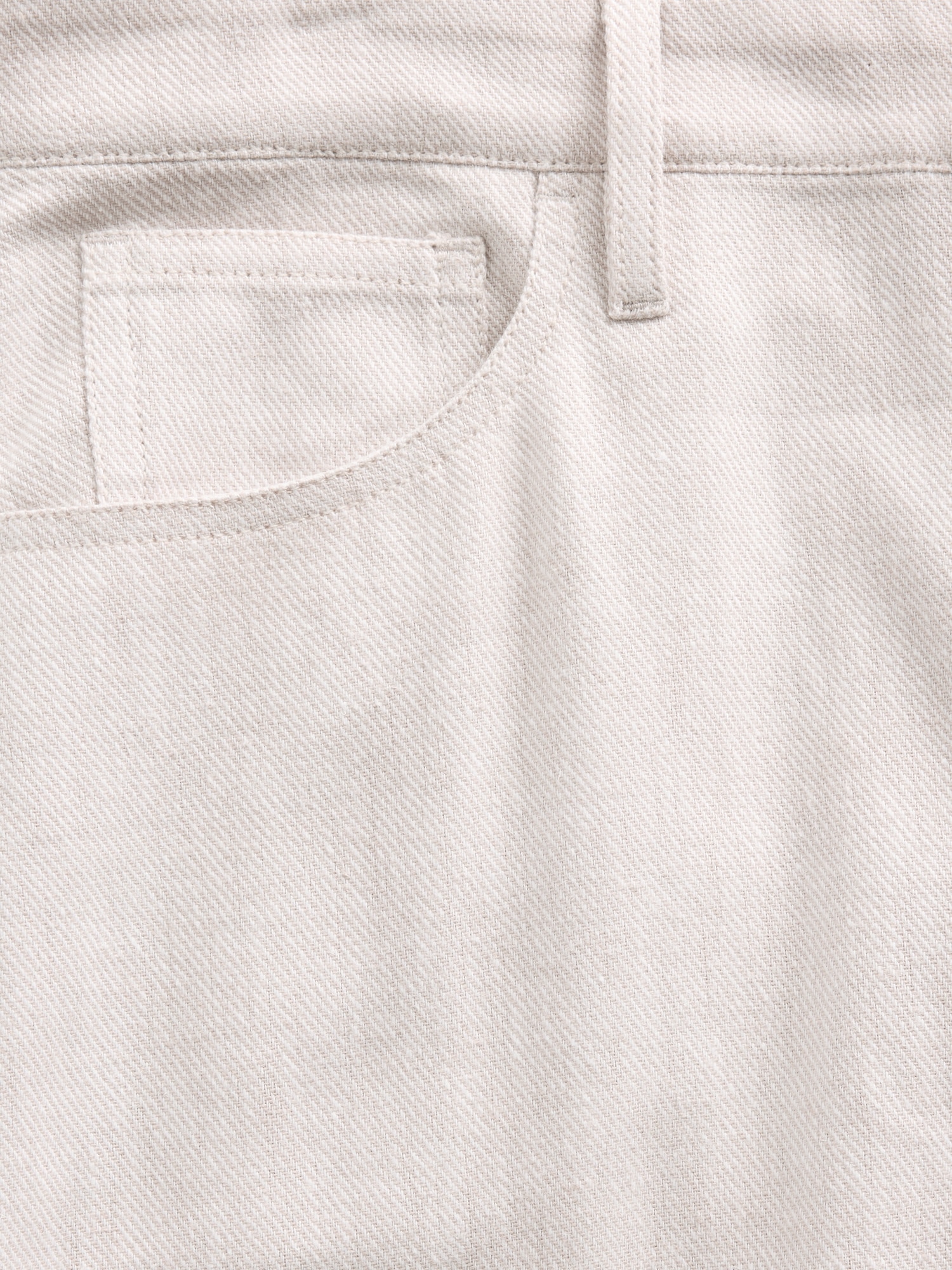 コットンリネン ワイドパンツ-5