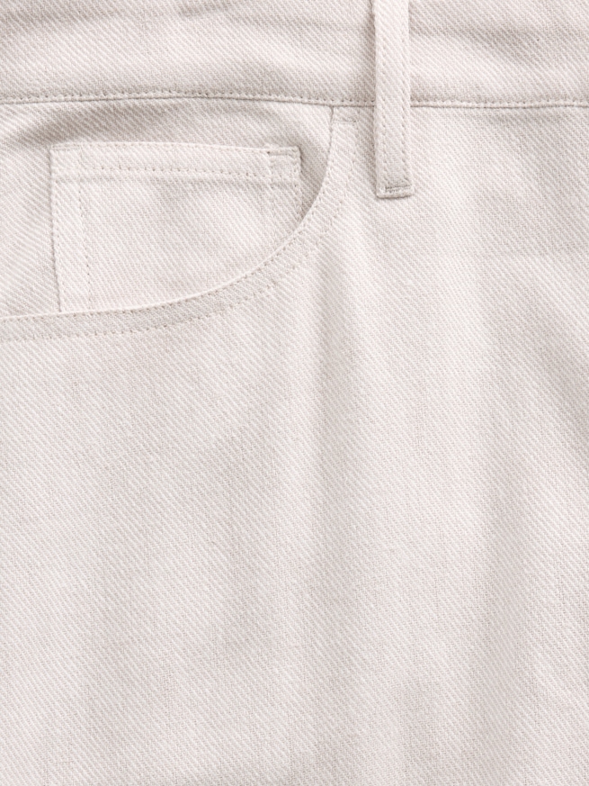 コットンリネン ワイドパンツ-5