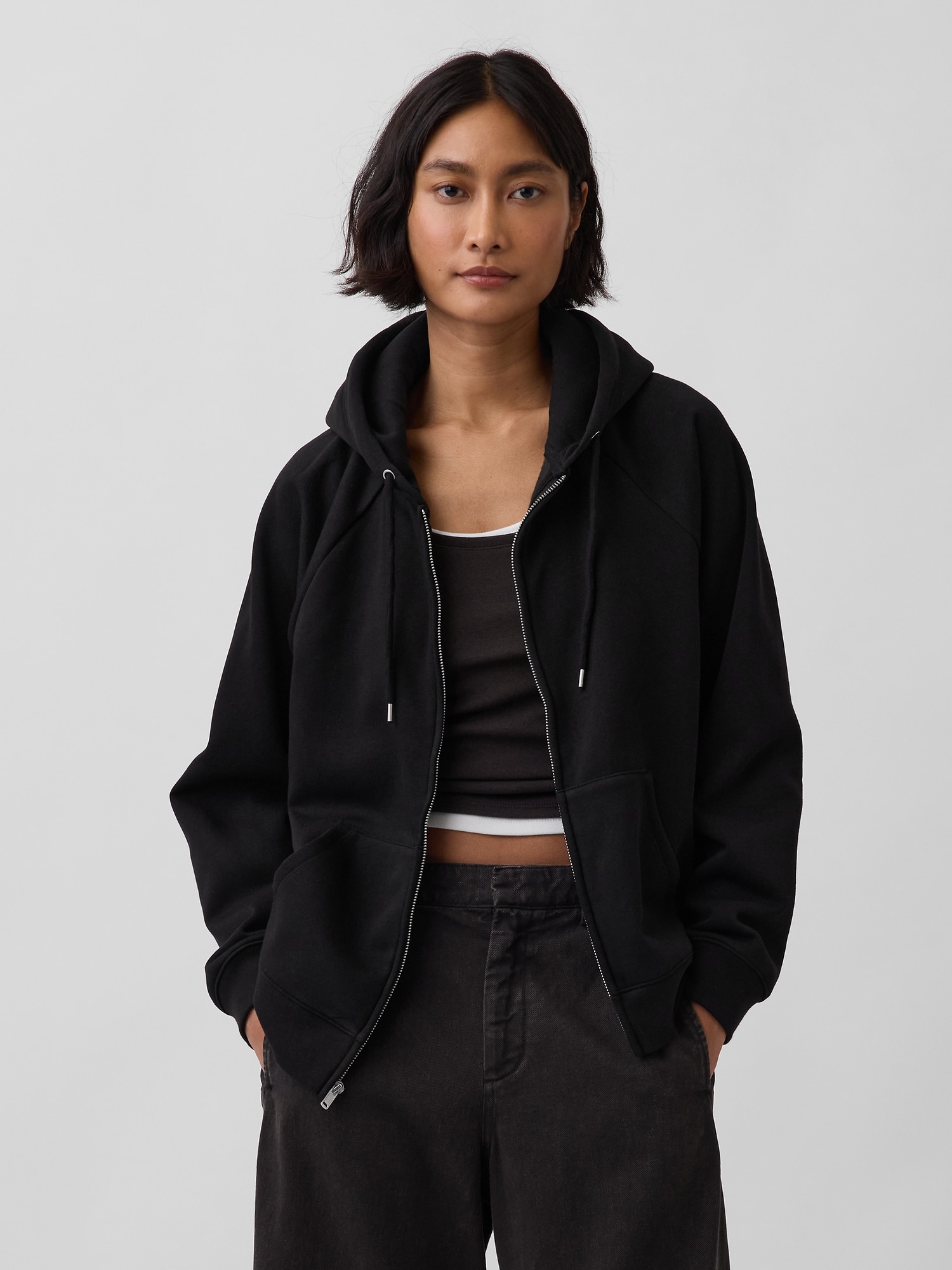 VintageSoft Zip Hoodie