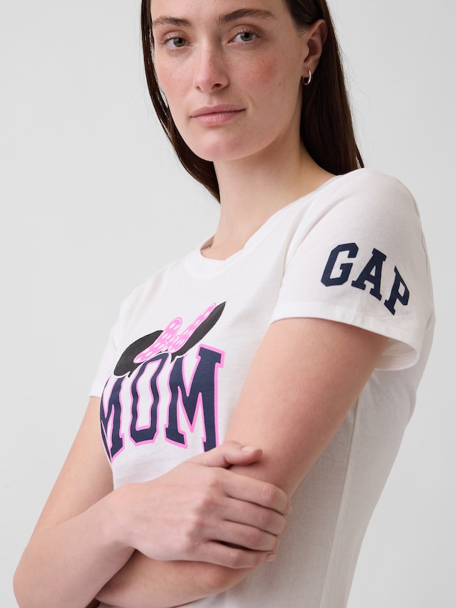 Gap &times; ディズニー GAPロゴTシャツ-3