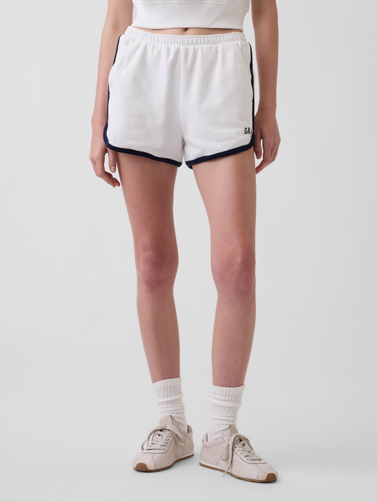 フレンチテリー GAPロゴ ドルフィン ショートパンツ-1