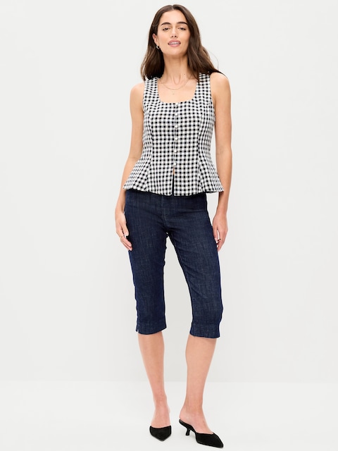 High-Waisted Pixie Capri Pants
