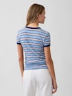 モダンリブ リンガーTシャツ-1