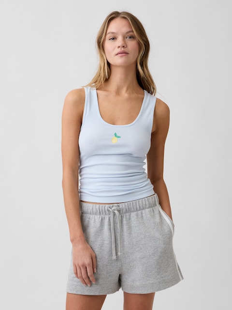 Gap Logo Ribbed Tank Top