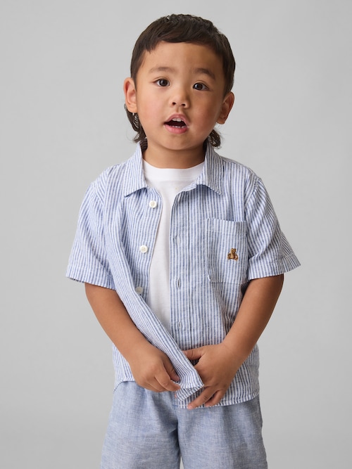 コットンリネンシャツ (幼児・ベビー)