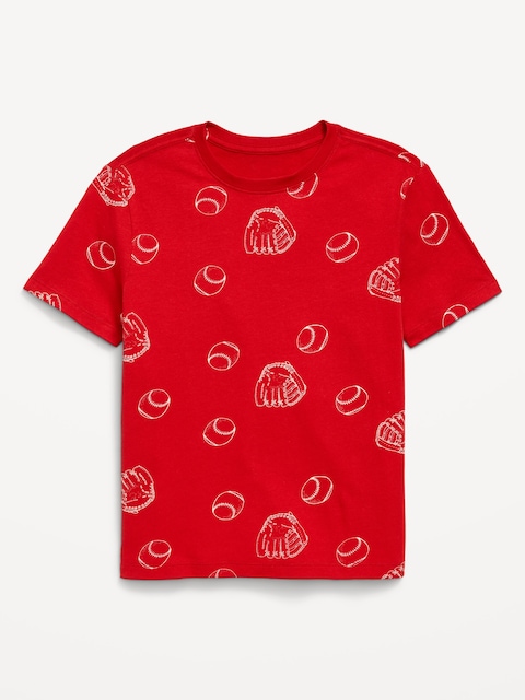 T-SHIRT ULTRA-DOUX RAS DU COU À IMPRIMÉ POUR GARÇON