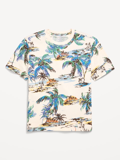 T-SHIRT ULTRA-DOUX À MANCHES COURTES À IMPRIMÉ POUR GARÇON