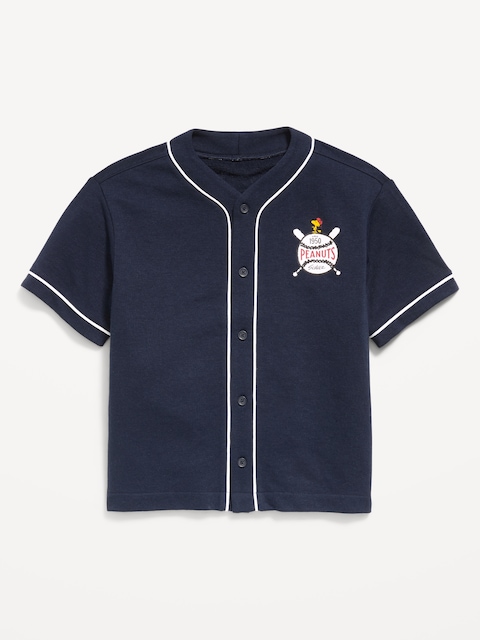 Peanuts™ French Terry Baseball Shirt for Boys