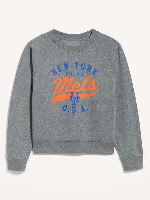 New York Mets Raglan Sweatshirt for Women