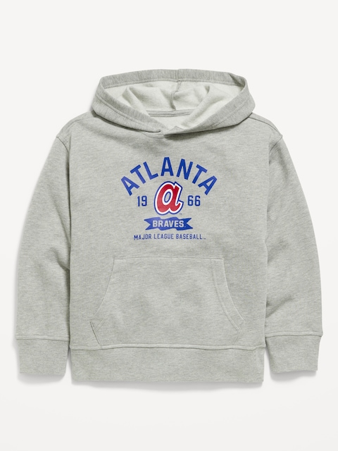 Atlanta Braves Gender-Neutral Pullover Hoodie for Kids