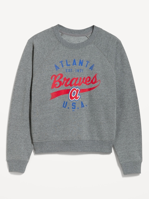 Atlanta Braves Raglan Sweatshirt for Women