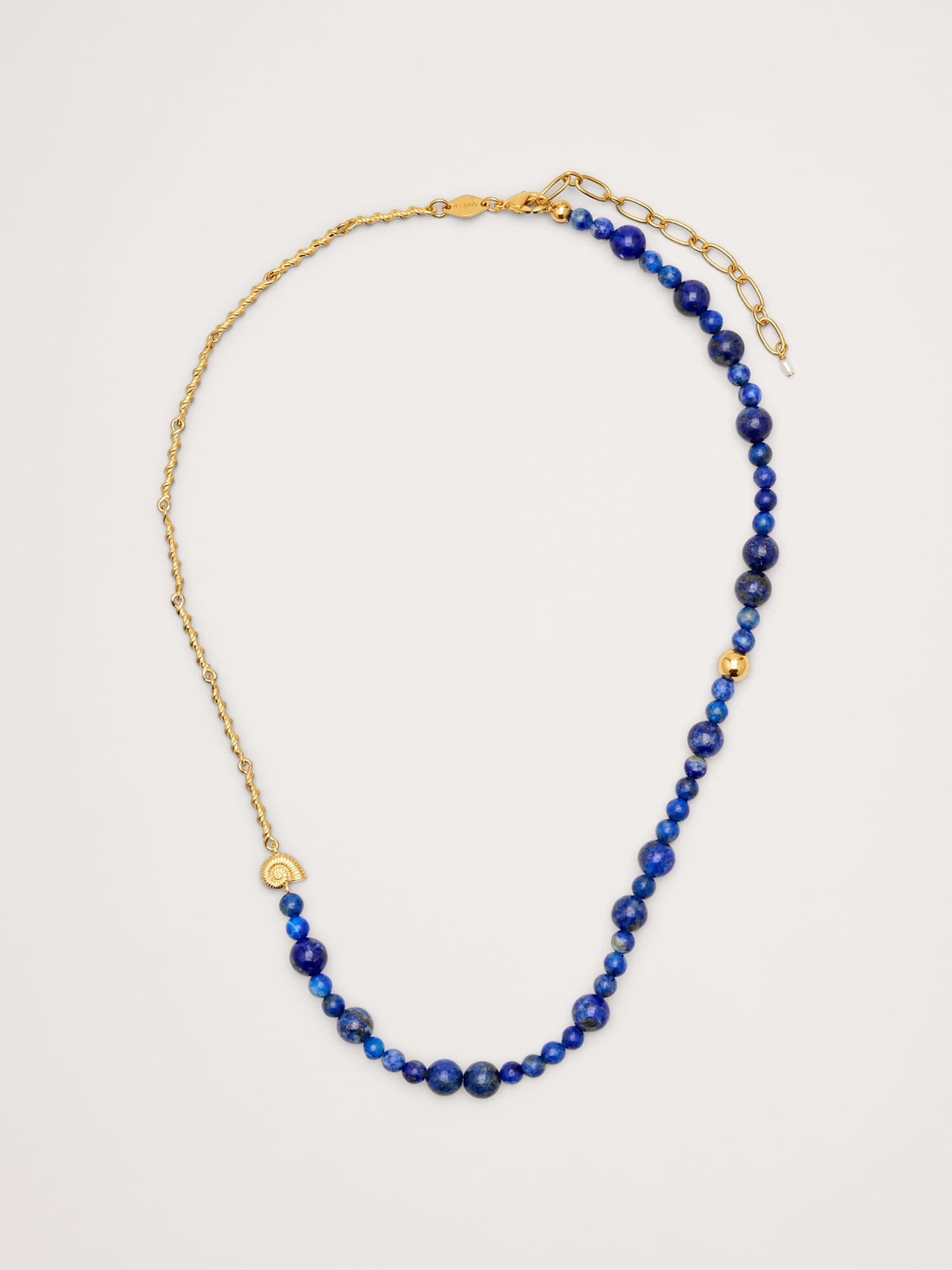 Deep Blue Necklace by Anni Lu