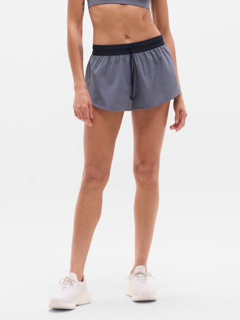 Speedwork Mid Rise Elastic Waistband Short