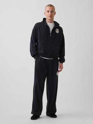 ヴィンテージソフト フレンチテリー GAPロゴ バギースウェットパンツ