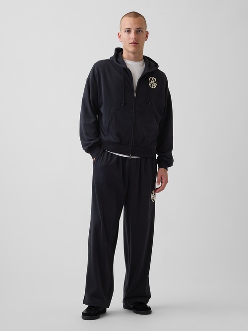 ヴィンテージソフト フレンチテリー GAPロゴ バギースウェットパンツ