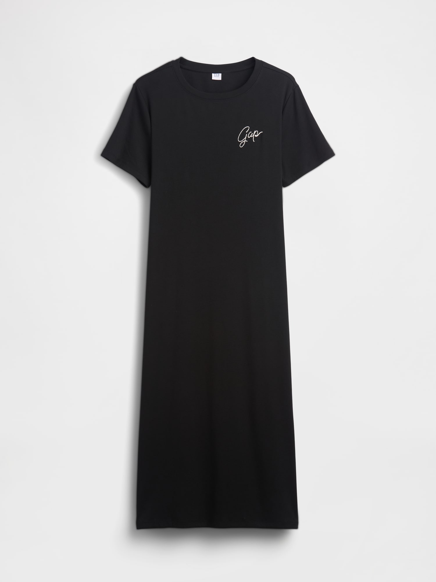 リラックスフィット GAPロゴ カットアウトTシャツ ミディワンピース-4