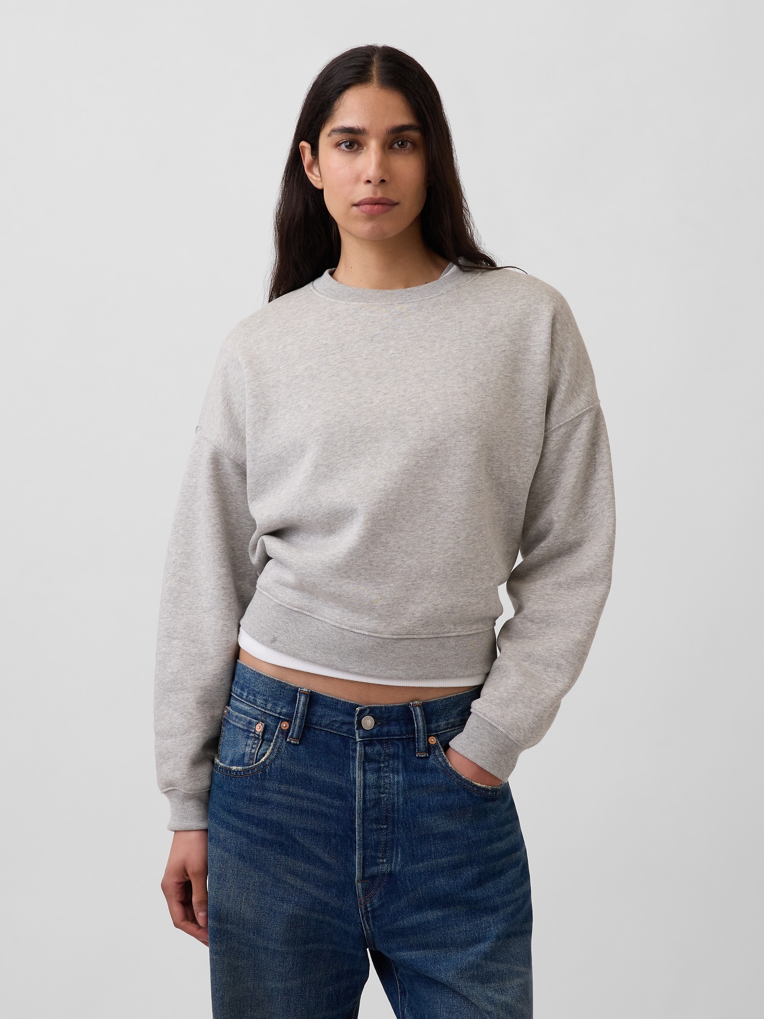 VintageSoft Wedge Crewneck Sweatshirt